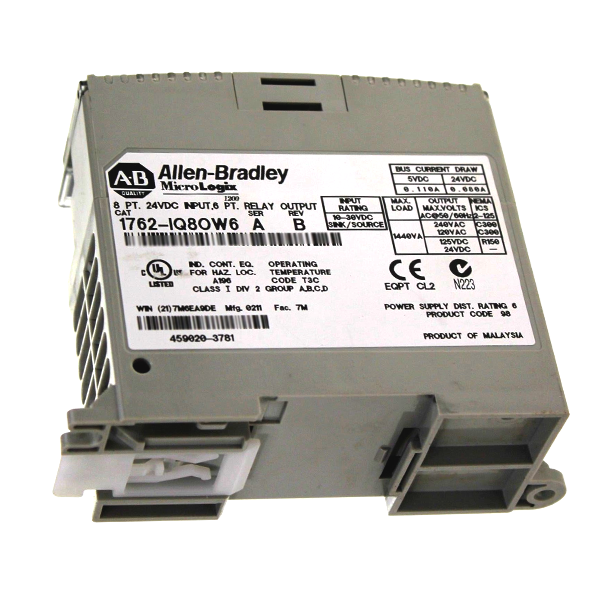 1762-IQ8OW6 New Allen Bradley 1762 MicroLogix Digital Combination Module